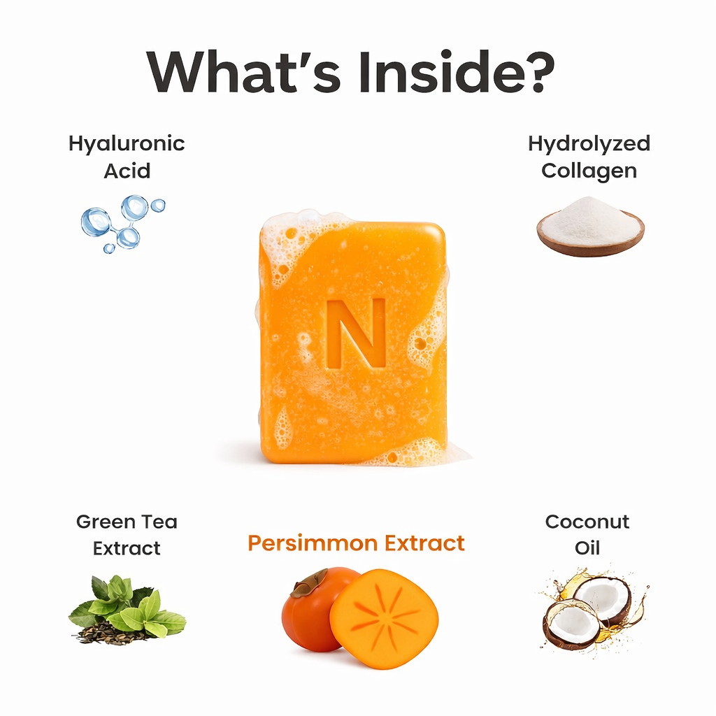 Navrada™ Deodorizing Persimmon Soap