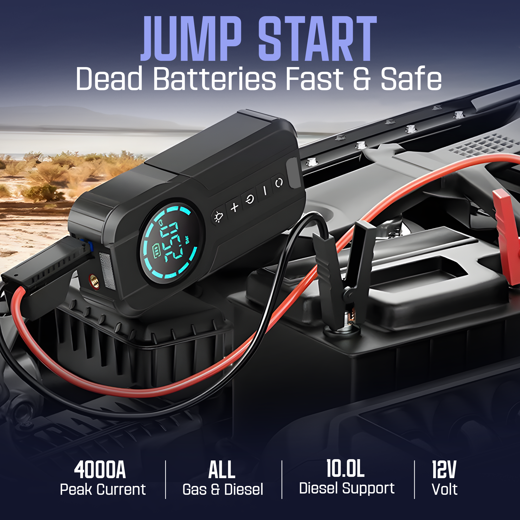 Portable Car Jump Starter v2.0